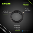 Cable Coaxial Shure Ua825 Bnc - Bnc 7,5 Metros Para Antenas