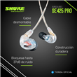 Auricular In-ear Shure SE425-CL Profesional Sound Isolating