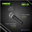 Micrófono Shure SM58-CN Con Cable Xlr 7.5 Metros Vocal De Mano