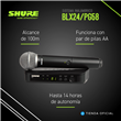 Micrófono Inalámbrico Shure BLX24/PG58 De Mano