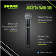 Micrófono Inalámbrico Shure ADX2FD/SM58 - G55 Freq Diversity