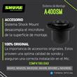 Sistema Antigolpes Shure A400sm Para Micrófonos Mx