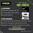 Cable De Repuesto Shure AMV-USBC15 Micro-b A Usb-c