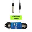 Cable Para Micrófono Shure C15AHZ Xlr-plug 4.5mts Cromado