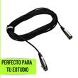 Cable Para Micrófono Shure C25J Xlr-xlr De 7.5m Cromado