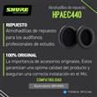 Almohadillas Shure HPAEC440 Repuesto Auriculares SRH440