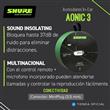 Auriculares In-ear Shure Aonic 3 Sound Isolating Negros Color Blanco