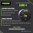 Auriculares In-ear Shure Aonic 4 Sound Isolating Blancos