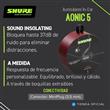 Auriculares In-ear Shure Aonic 5 Sound Isolating Negros Color Negro