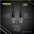 Cable Repuesto Shure C98D para Beta 91, Beta 98S y Beta 98D/S 4,5M