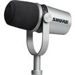 Micrófono SHURE MV7-S Podcast Dinámico Cardiode XLR/USB Silver