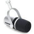 Micrófono SHURE MV7-S Podcast Dinámico Cardiode XLR/USB Silver