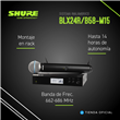 Sistema Inalámbrico Shure BLX24R/B58 Vocal Montable en Rack