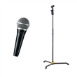 Kit de Microfono Shure PGA48-XLR + Soporte Hercules MS401B