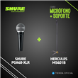 Kit de Microfono Shure PGA48-XLR + Soporte Hercules MS401B