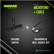 Kit de Microfono Shure SM7B + Cable Warwick RCL 30301 D7