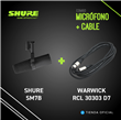 Kit de Microfono Shure SM7B + Cable Warwick RCL 30303 D7