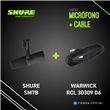 Kit de Microfono Shure SM7B + Cable Warwick RCL 30309 D6