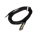 Cable Para Micrófono Shure C15AHZ Xlr-plug 4.5mts Cromado