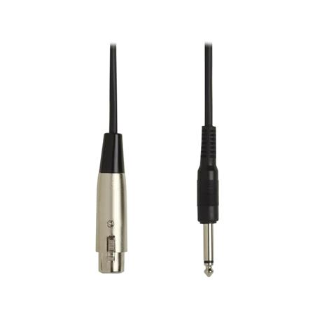 Cable Para Micrófono Shure C15AHZ Xlr-plug 4.5mts Cromado