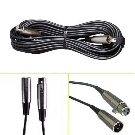 Cable Para Micrófono Shure C25J Xlr-xlr De 7.5m Cromado