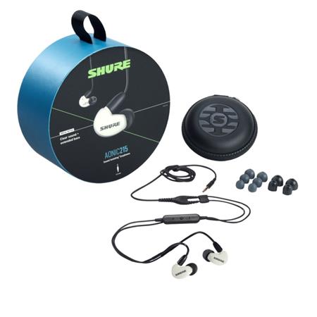 Auriculares In-ear Shure Aonic 215 Sound Isolating Blancos