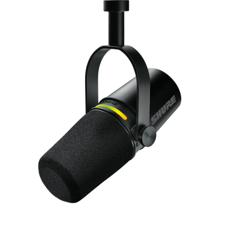 Micrófono Para Podcast Shure MV7+ Dinámico USB Negro